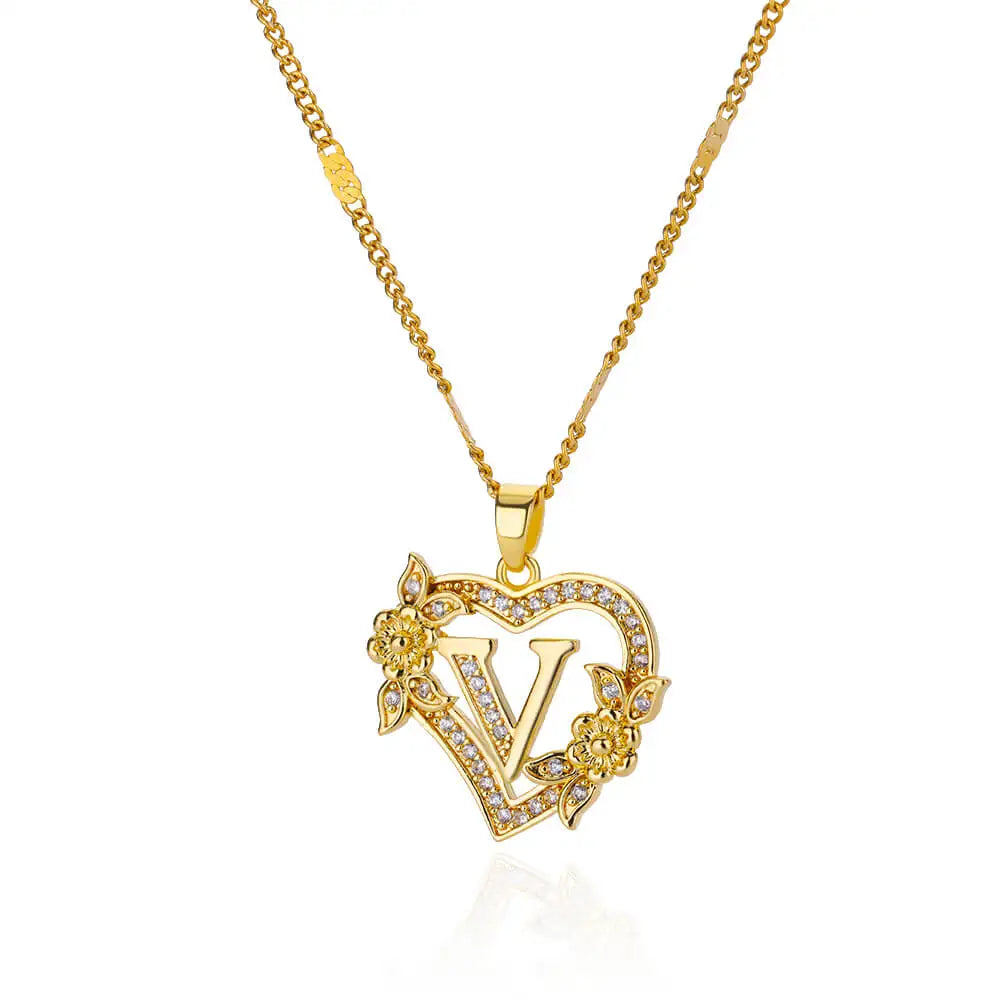 Heart  Gold Necklace