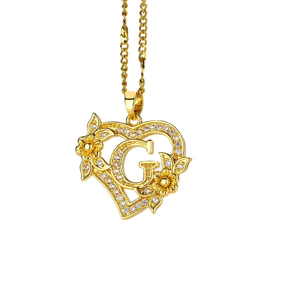 Heart  Gold Necklace