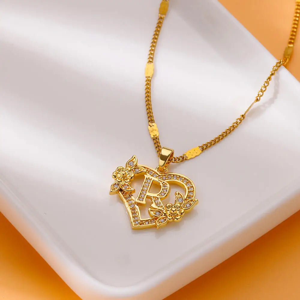 Heart  Gold Necklace