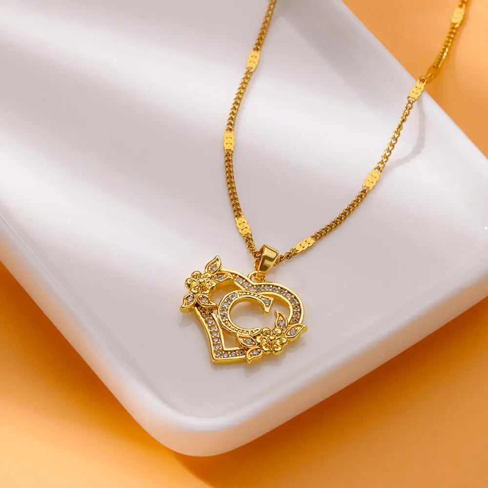 Heart  Gold Necklace