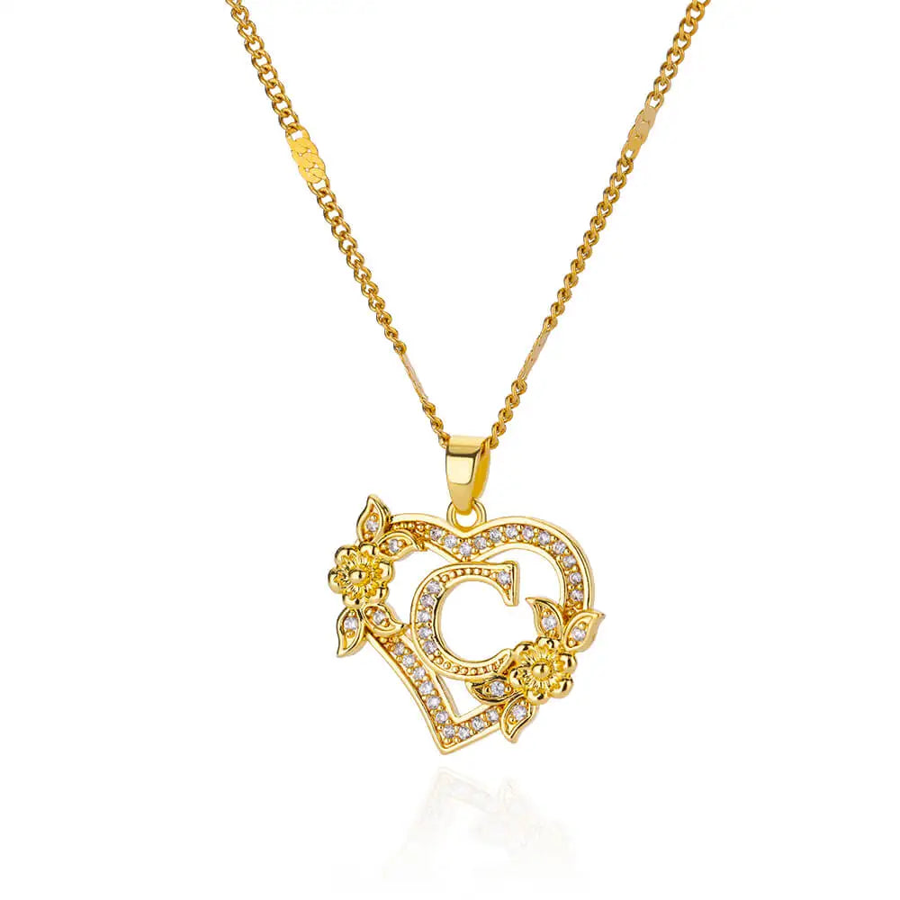 Heart  Gold Necklace